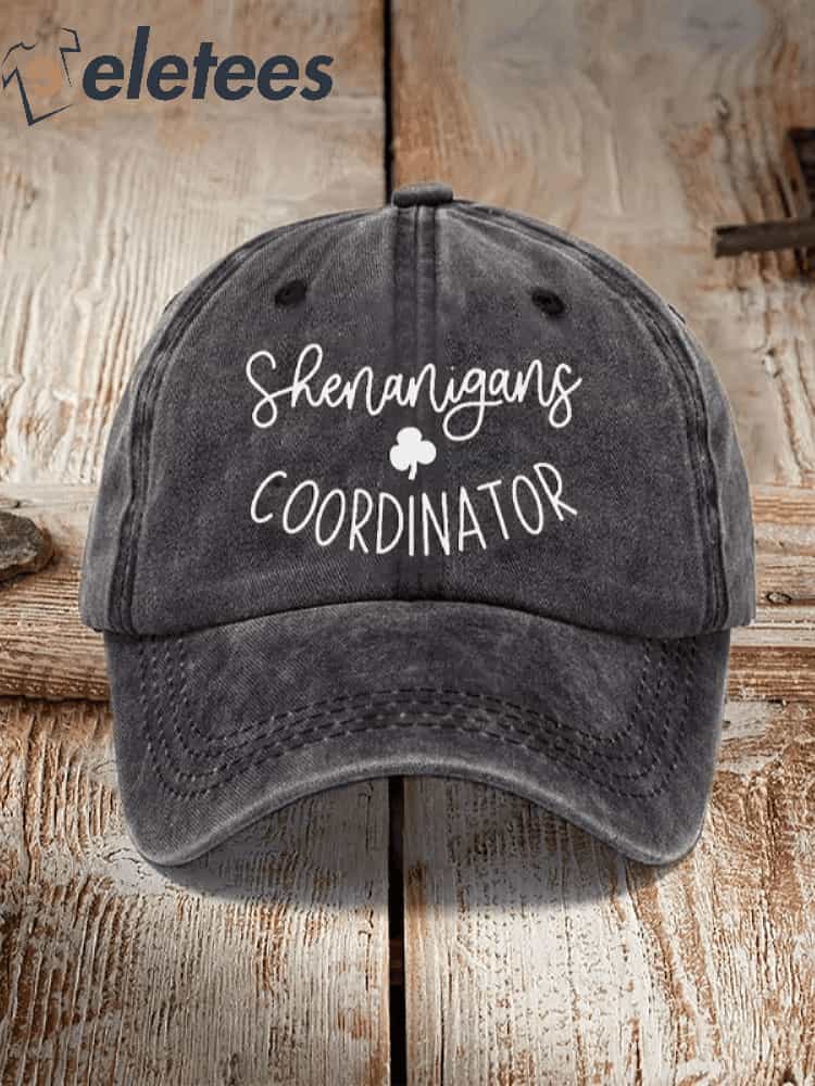 Shenanigans Coordinator St. Patrick's Day Sun Hat