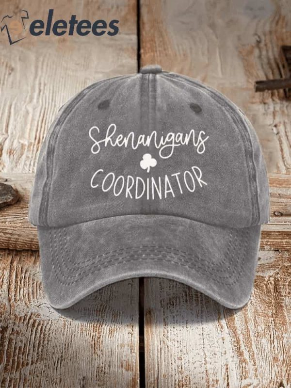 Shenanigans Coordinator St. Patrick’s Day Sun Hat