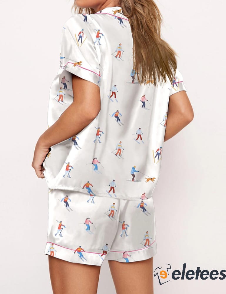 Short sleeve holiday online pajamas