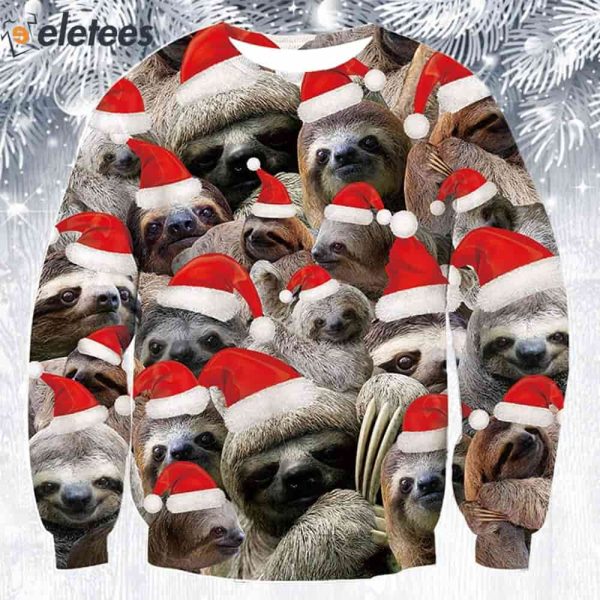 Sloths Ugly Christmas Sweater