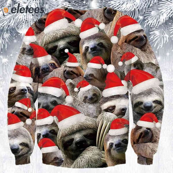 Sloths Ugly Christmas Sweater