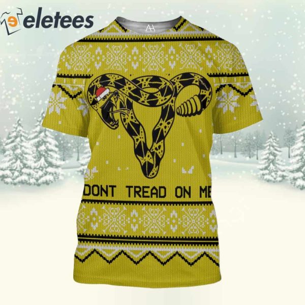Snake Don’t Tread On Me 3D All Over Print Christmas Sweatshirt
