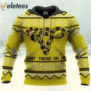 Snake Dont Tread On Me 3D All Over Print Christmas Sweatshirt 3