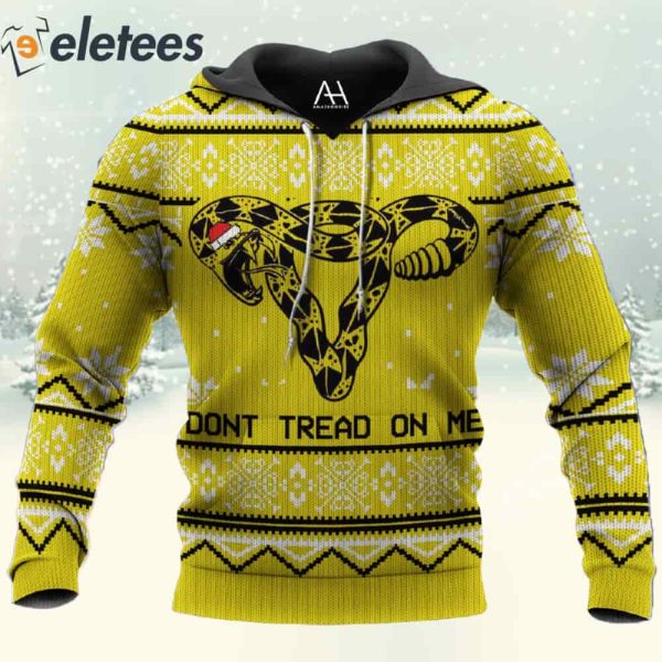 Snake Don’t Tread On Me 3D All Over Print Christmas Sweatshirt