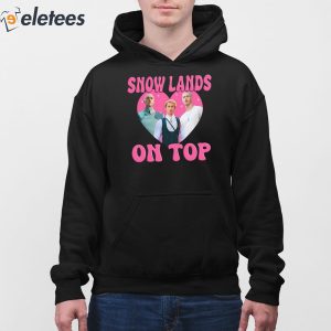Snow Lands On Top Of Me Shirt 2
