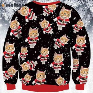 Space Cat Ugly Christmas Sweater 2