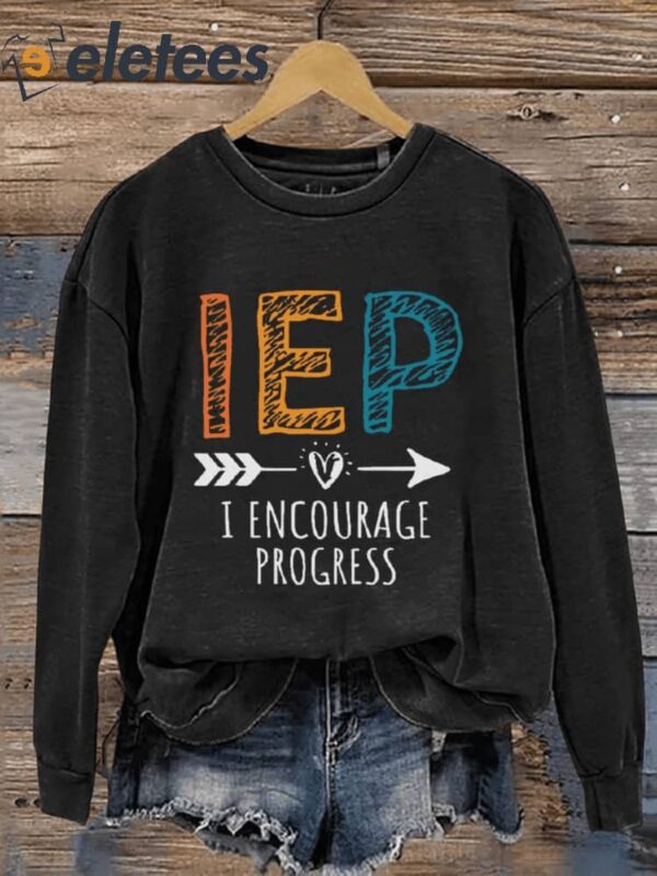 Special Education Teacher Casual Print Sweatshirt