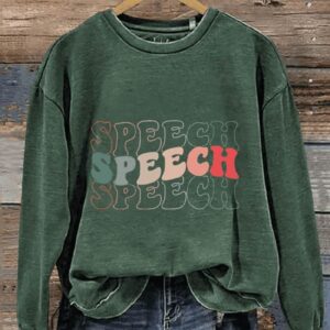 Speech Casual Print Sweatshirt2
