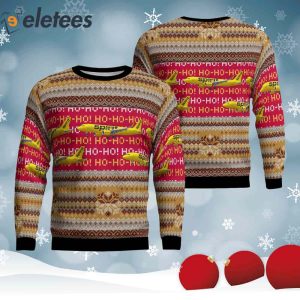 Spirit Airlines Airbus Knitted Ugly Christmas Sweater