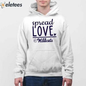 Spread Love Wildcats Shirt 3
