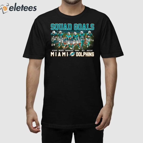 Squad Goals Miami Dolphins Shirt