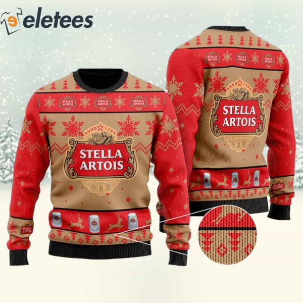 Stella Artois Christmas Ugly Sweater
