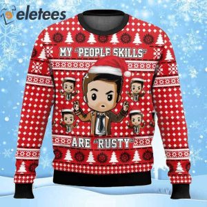 Supernatural My People Skills Are Rusty Ugly Christmas Sweater