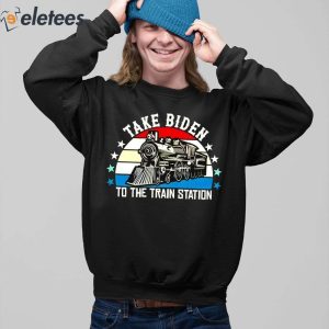 Take Biden To The Train Station Shirt 3