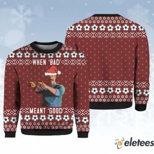Ted Lasso When Bad Meant Good Christmas Sweater 1