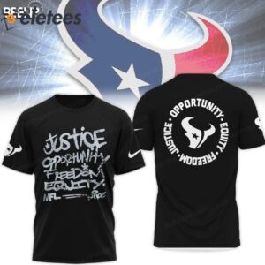 Texans Justice Opportunity Equity Freedom Hoodie1