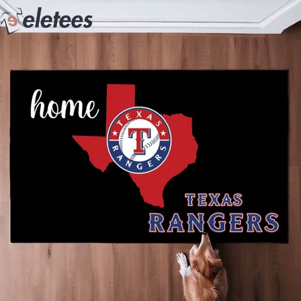 Texas Rangers Home Doormat