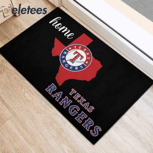 Texas Rangers Home Doormat