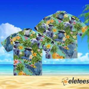 The Muppet Sam The Eagle Pineapple Tropical Hawaiian Shirt 3