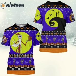 The Nightmare Before Christmas 3D All Over Print Sweatshirt