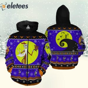 The Nightmare Before Christmas 3D All Over Print Sweatshirt 4