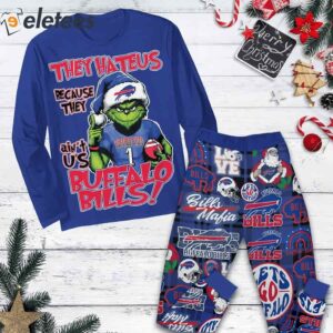 They Hate Us Because They Aint Us Bills Grnch Pajamas Set 1