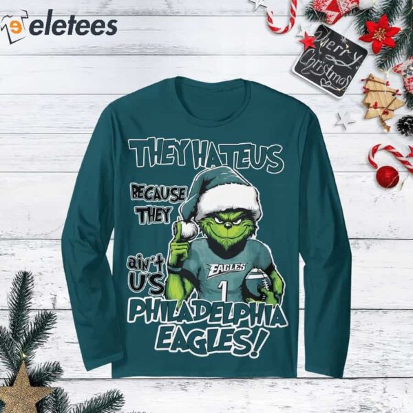 They Hate Us Because They Ain’t Us Eagles Grnch Pajamas Set