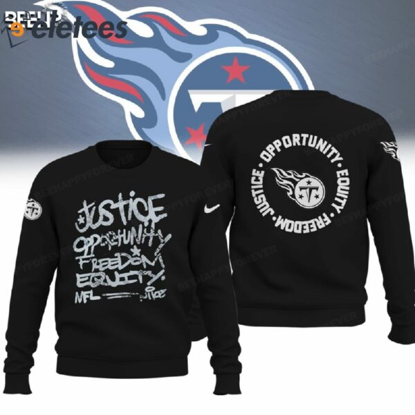 Titans Justice Opportunity Equity Freedom Hoodie