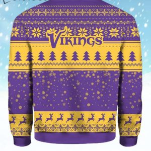 Vikings Grnch Ugly Christmas Sweater 2
