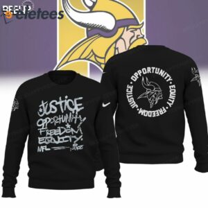 Vikings Justice Opportunity Equity Freedom Hoodie2