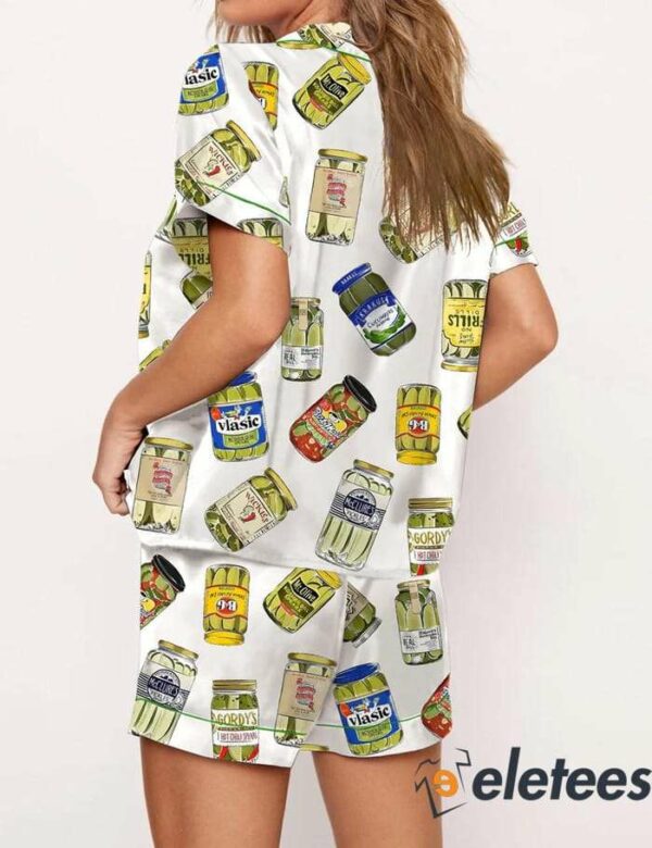 Vintage Canned Pickles Pajama Set