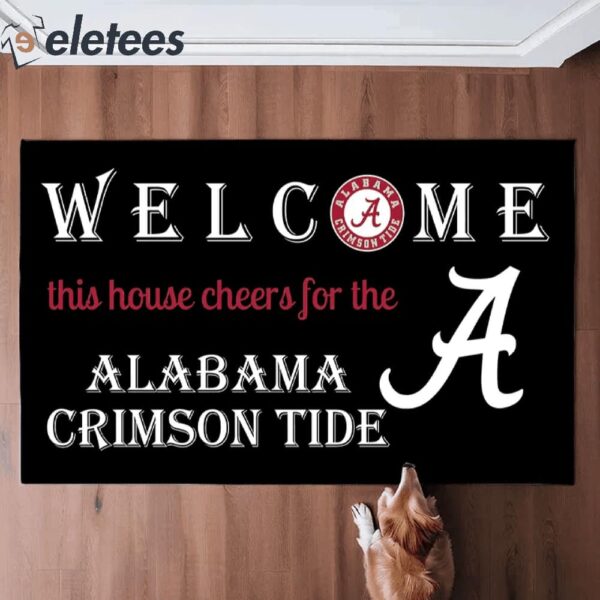 Welcome This House Cheers For The Alabama Doormat