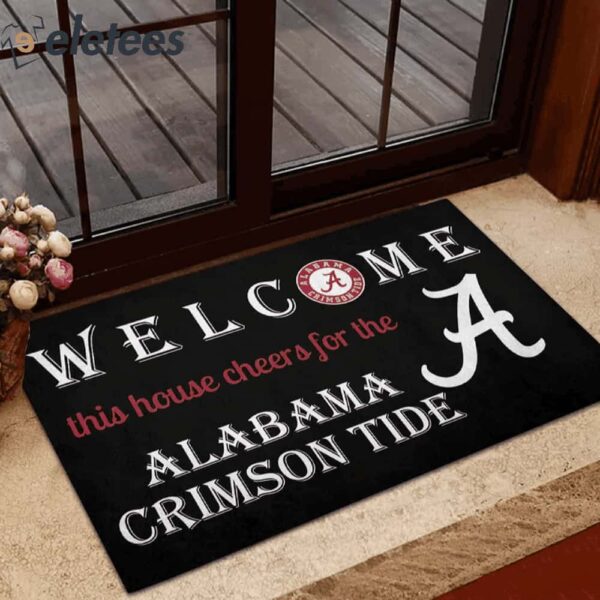 Welcome This House Cheers For The Alabama Doormat