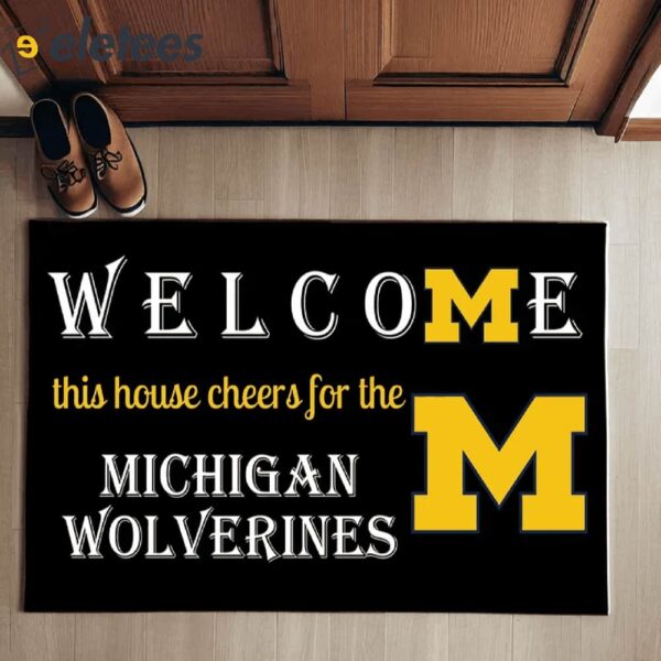Welcome This House Cheers For The Michigan Doormat