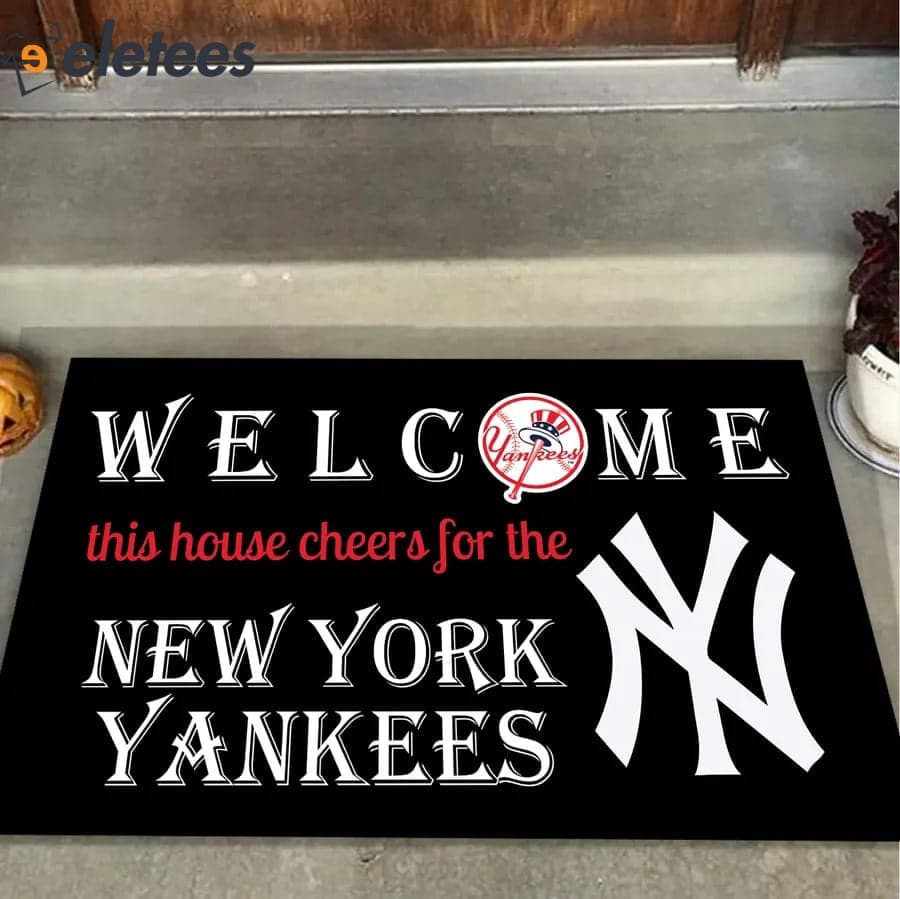 New York Yankees Medallion Door Mat