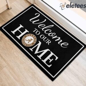Welcome To Our Home Crimson Tide Doormat2