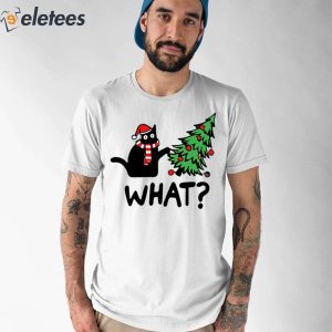 What Cat Christmas Shirt