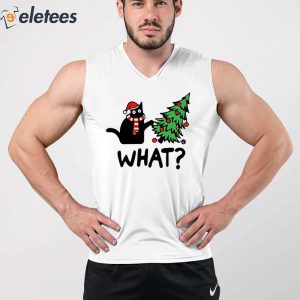 What Cat Christmas Shirt 5