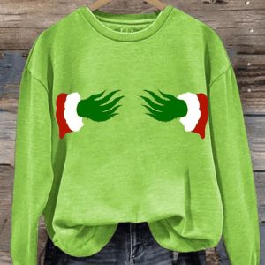 Women’S Christmas Printed Sweatshirt