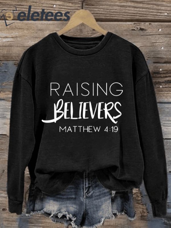 Women’S Raising Believers Print Casual Sweatshirt