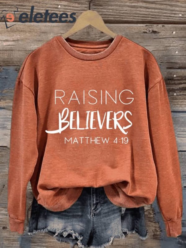 Women’S Raising Believers Print Casual Sweatshirt