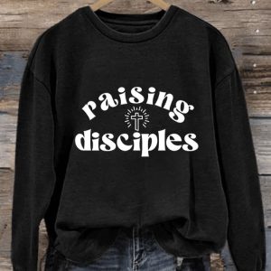 WomenS Raising Disciples Print Casual Sweatshirt