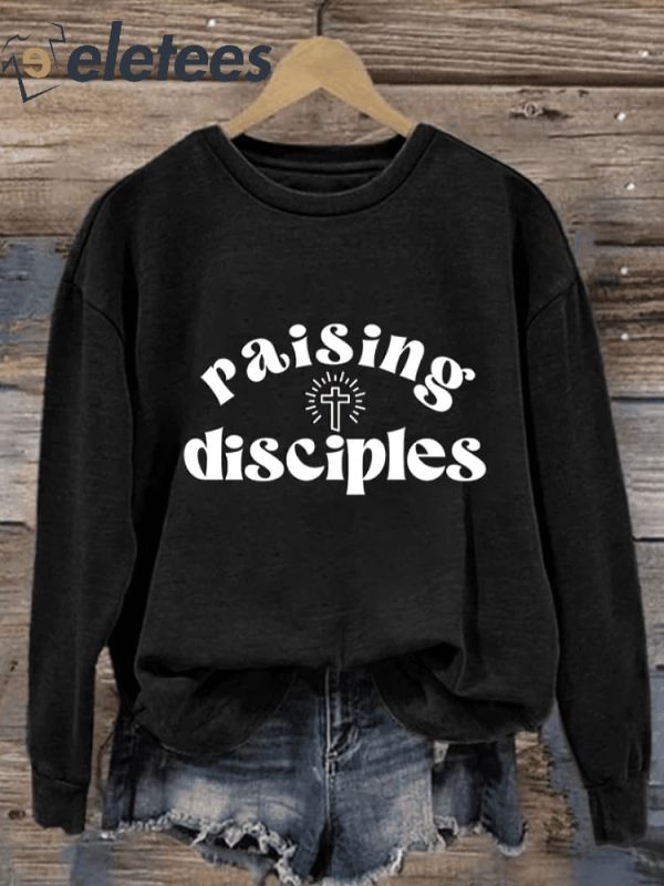 Women’S Raising Disciples Print Casual Sweatshirt