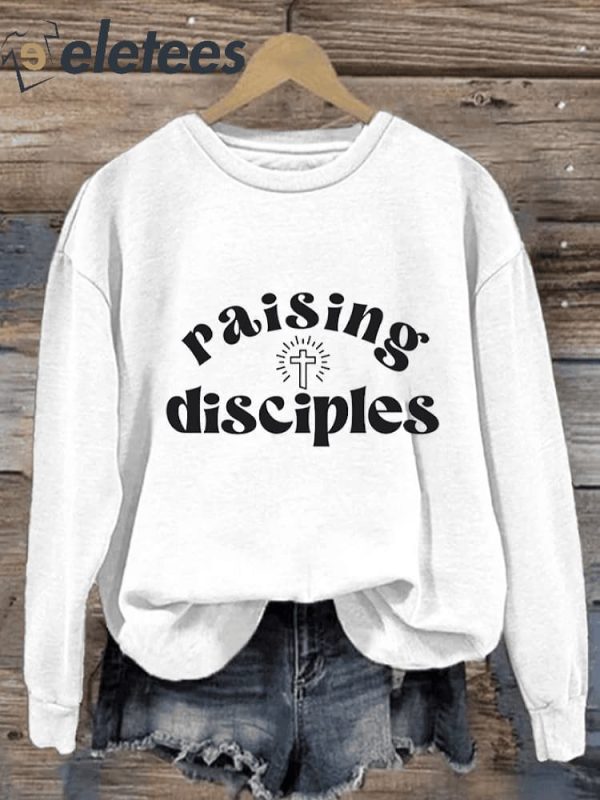 Women’S Raising Disciples Print Casual Sweatshirt