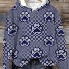 Women’s Dog Paw Print Hoodie