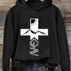 Womens God Is Greater Than The Highs And Lows Print Hoodie 3