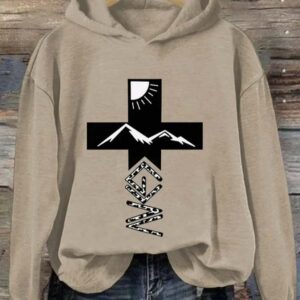 Womens God Is Greater Than The Highs And Lows Print Hoodie 4