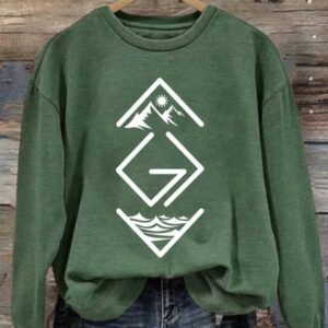 Womens God Is Greater Than The Highs And Lows Print Sweatshirt 2
