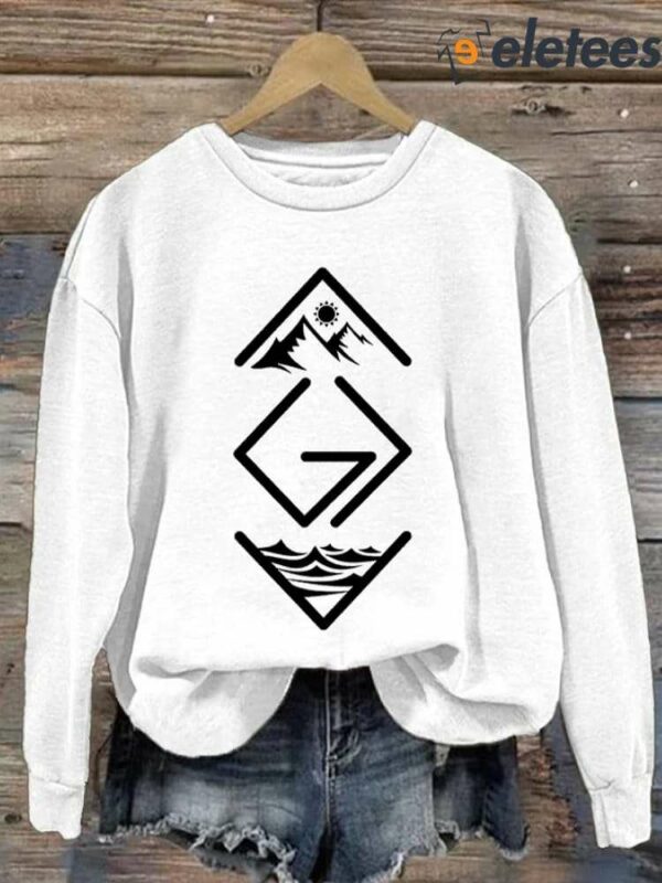 Women’s God Is Greater Than The Highs And Lows Print Sweatshirt