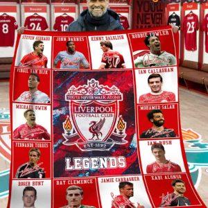 Youll Never Walk Alone Liverpool EST1892 Legends Blanket 2